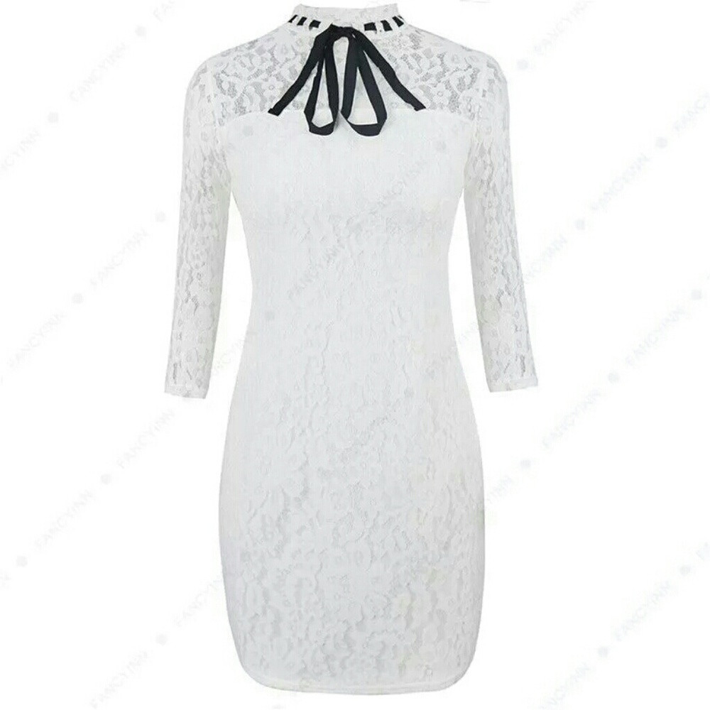 White Lace Bodycon